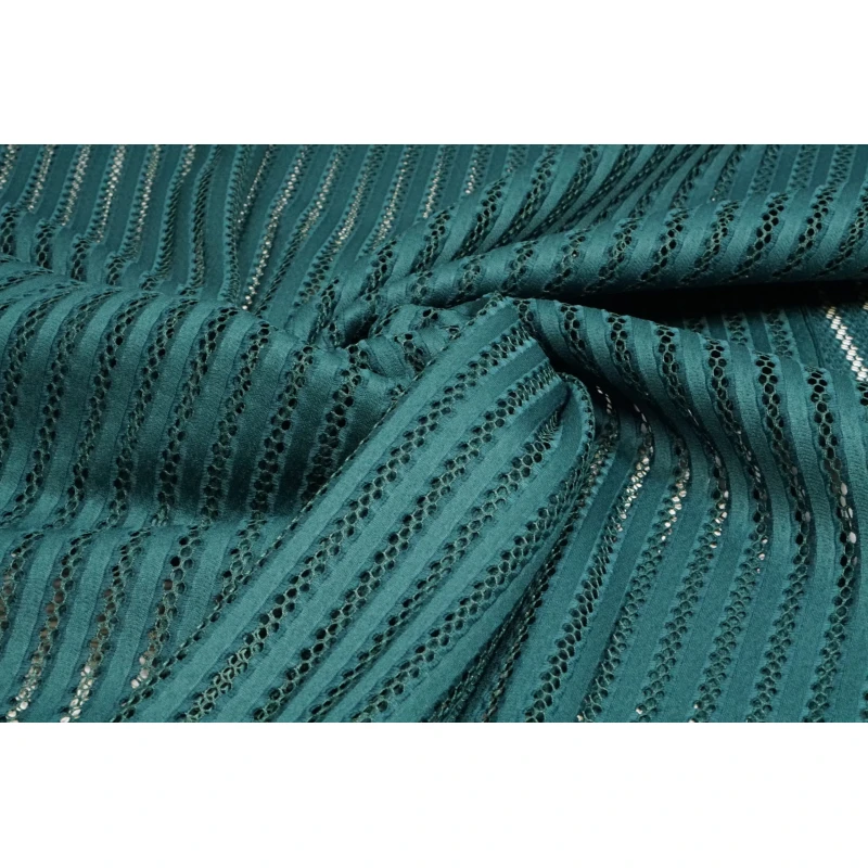 Lace Stripe Donkergroen