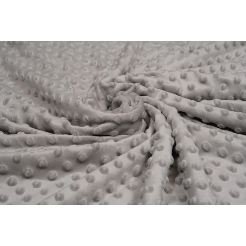 Minky Fleece Lichtgrijs
