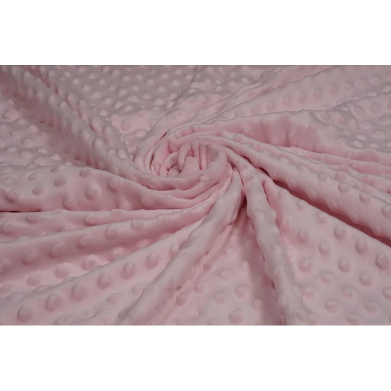 Minky Fleece Lichtroze