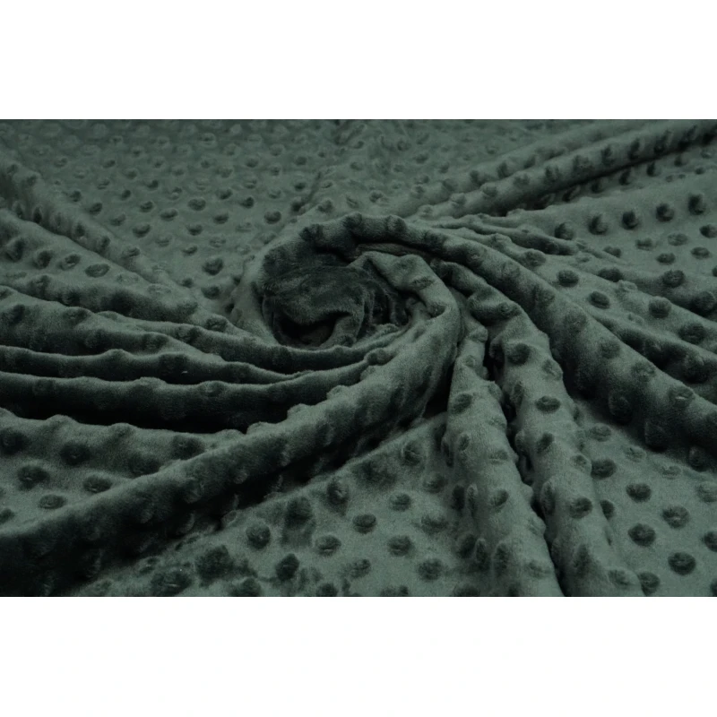 Minky Fleece Donkergroen