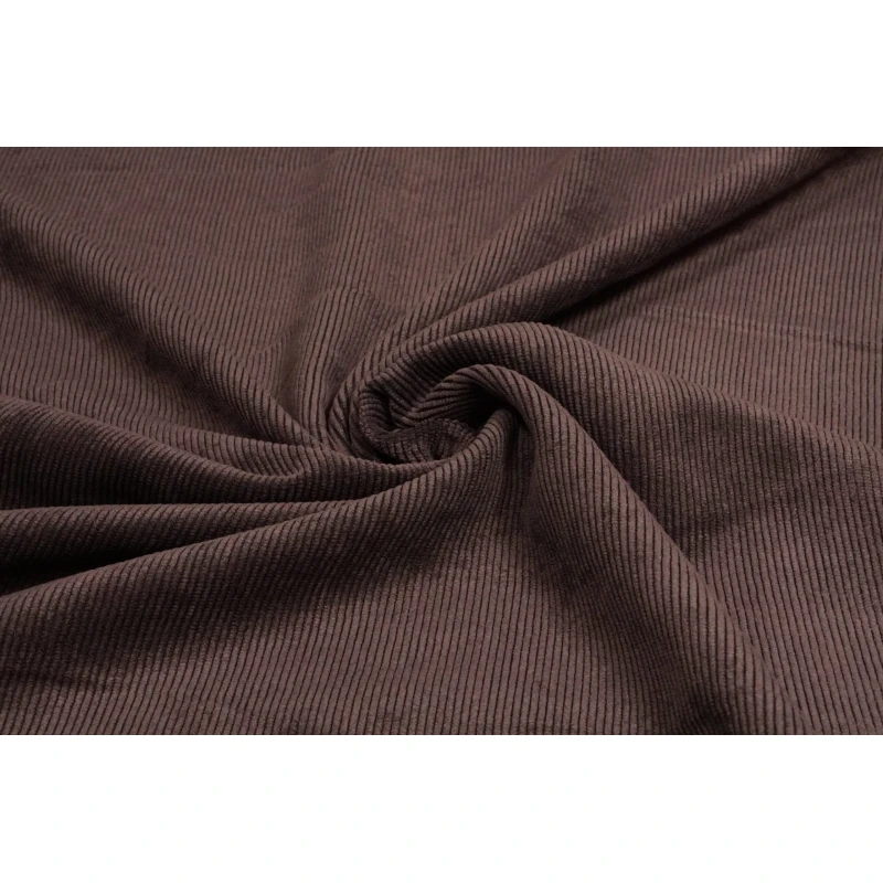 Corduroy Stretch 11 Wales Donker Bruin