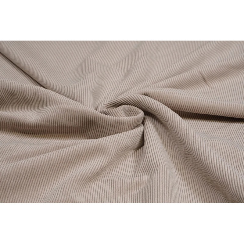 Corduroy Stretch 11 Wales Zand