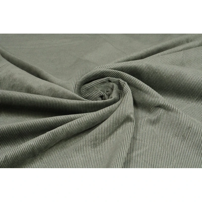 Corduroy Stretch 11 Wales Legergroen