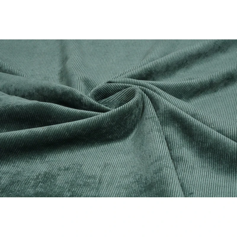 Corduroy Stretch 11 Wales Donker Groen