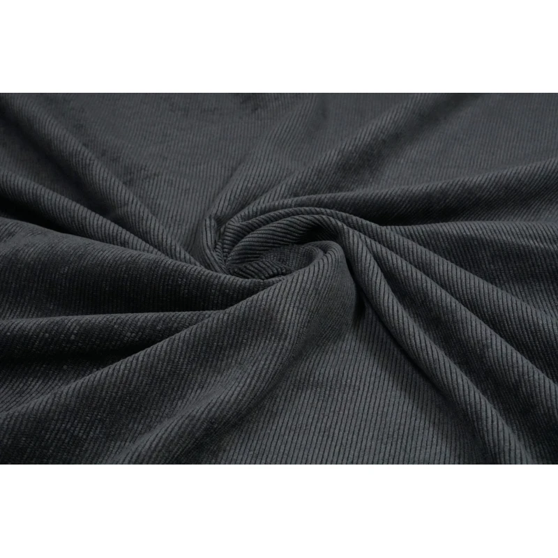 Corduroy Stretch 11 Wales Zwart