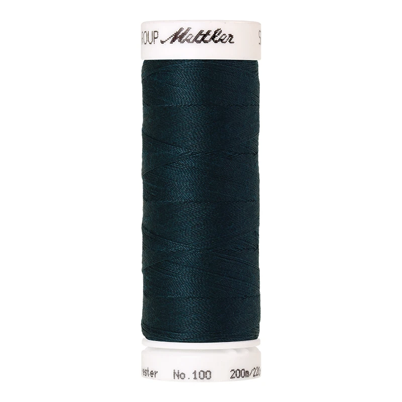 Amann Mettler Seralon 200M – 0763 Dark Greenish Blue