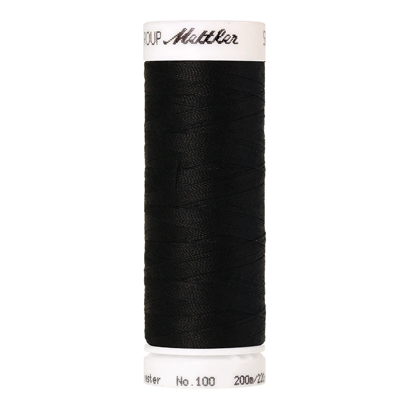 Amann Mettler Seralon 200M – 4000 Black