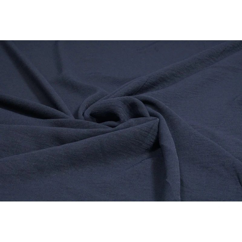 Italian Crepe Stretch Donkerblauw
