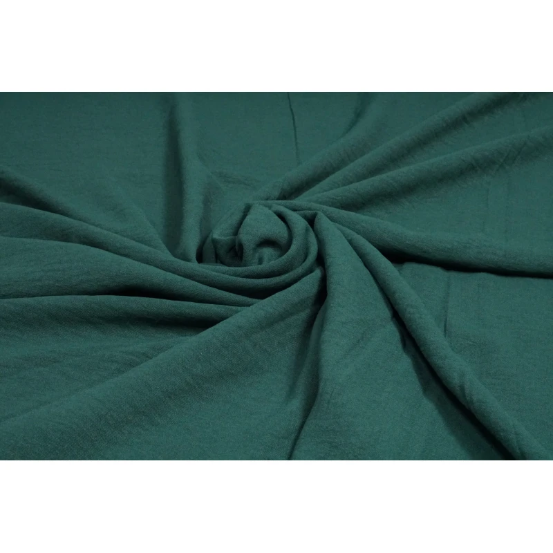 Italian Crepe Stretch Donkergroen