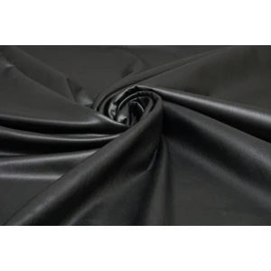 Leather Stretch Velvet Zwart