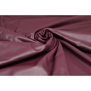 Leather Stretch Velvet Bordeaux