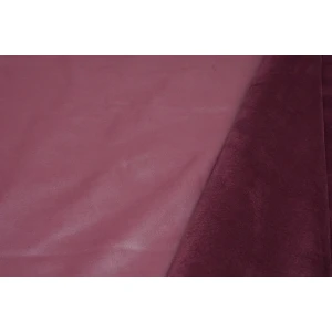 Leather Stretch Velvet Bordeaux - Afbeelding 2