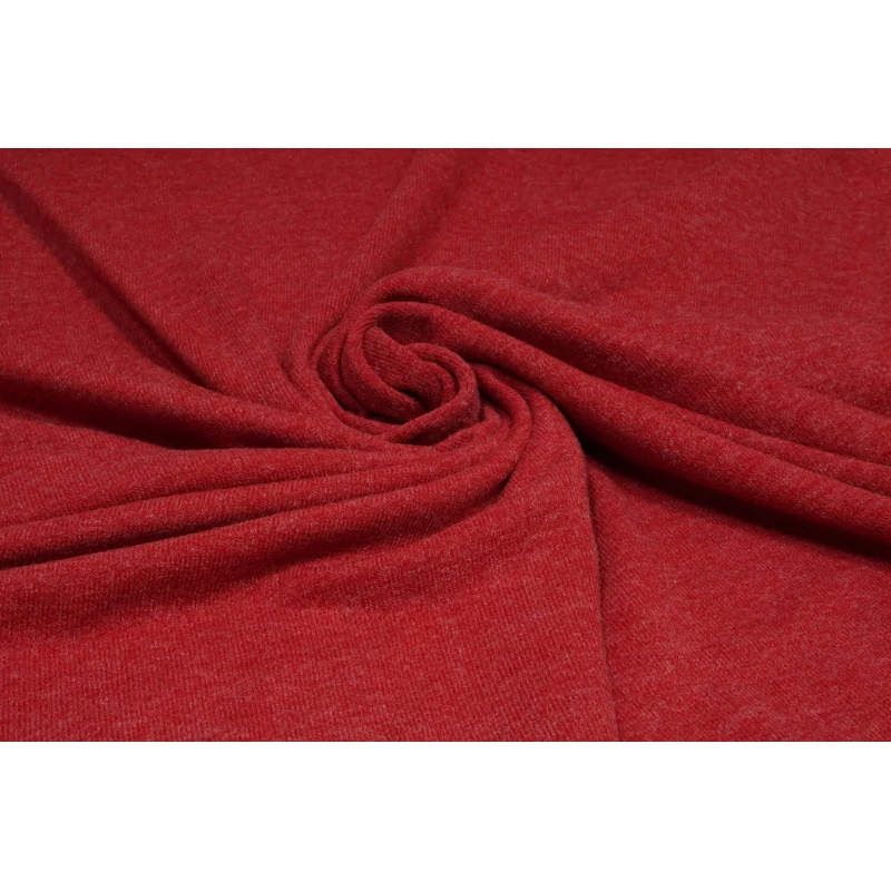 Angora Knitted Donker Rood