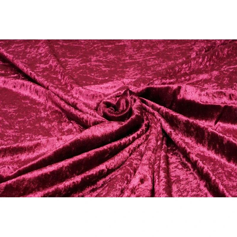 Velours De Panne Donker Fuchsia