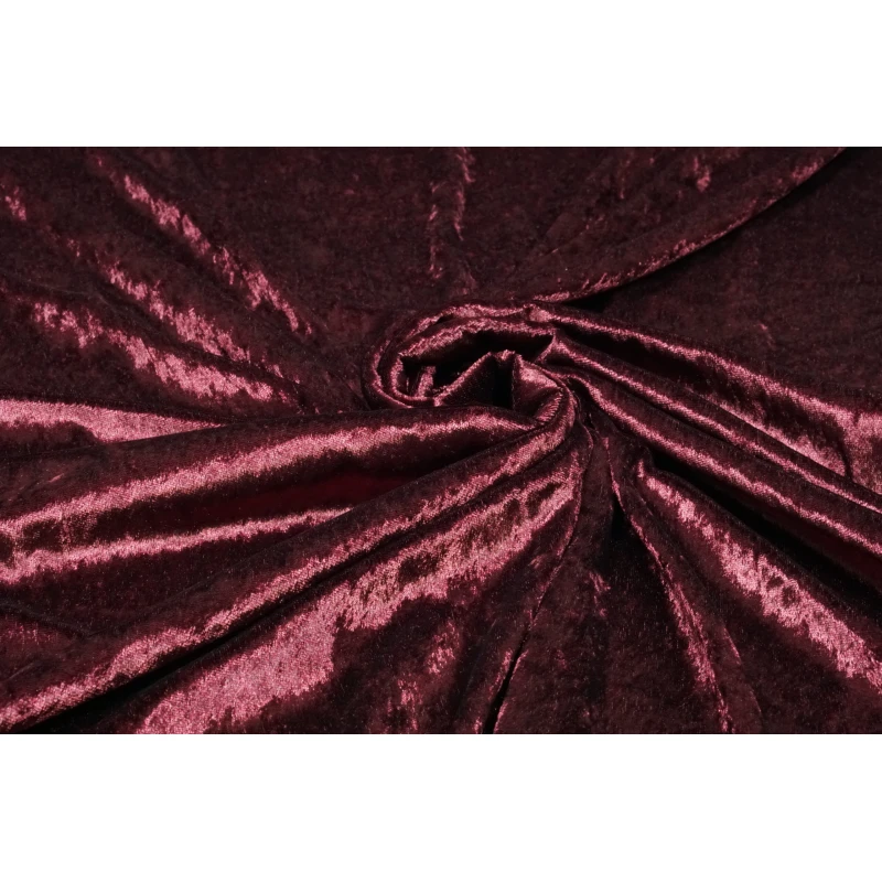 Velours De Panne Bordeaux