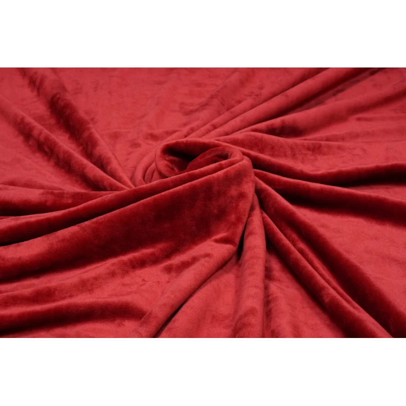 Velvet Stretch Donkerrood