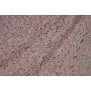 Lichtroze Stretch Kant Met Schulprand - Afbeelding 2