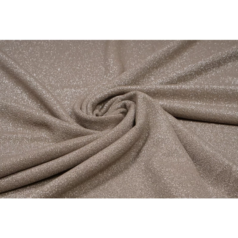 Zand Jersey met Lurex