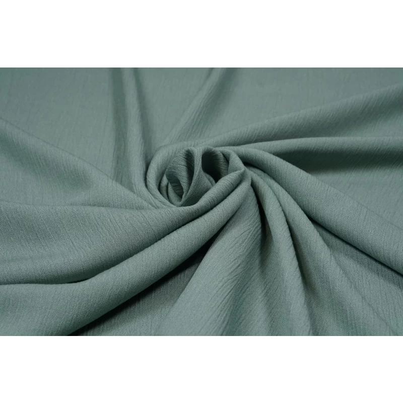 Oudgroen Viscose Borken Crêpe