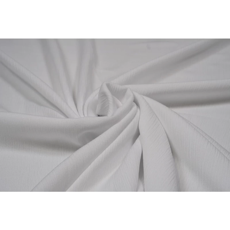 Wit Viscose Borken Crêpe