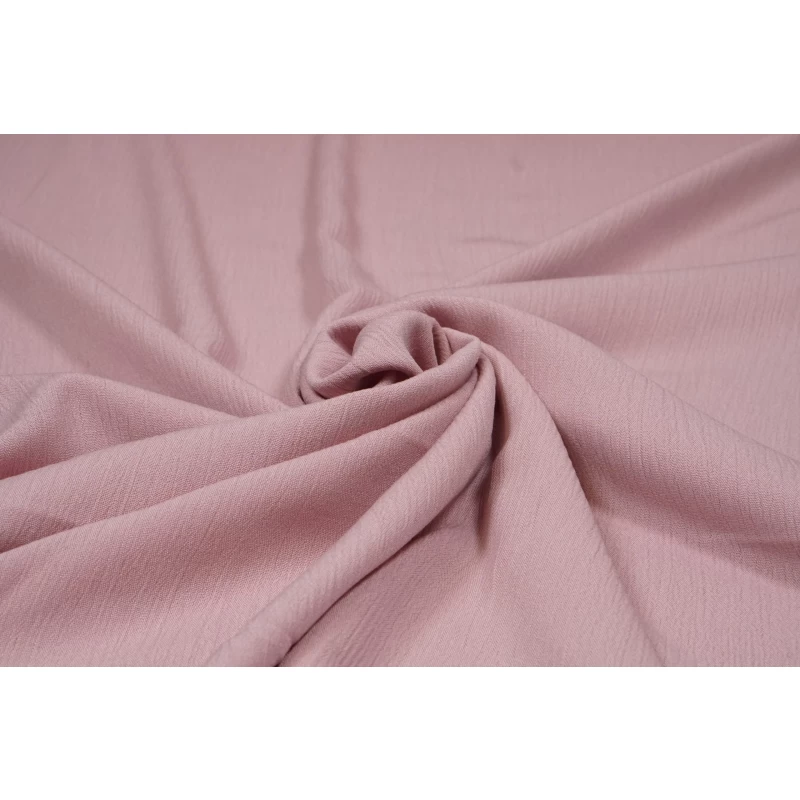 Licht Oudroze Viscose Borken Crêpe
