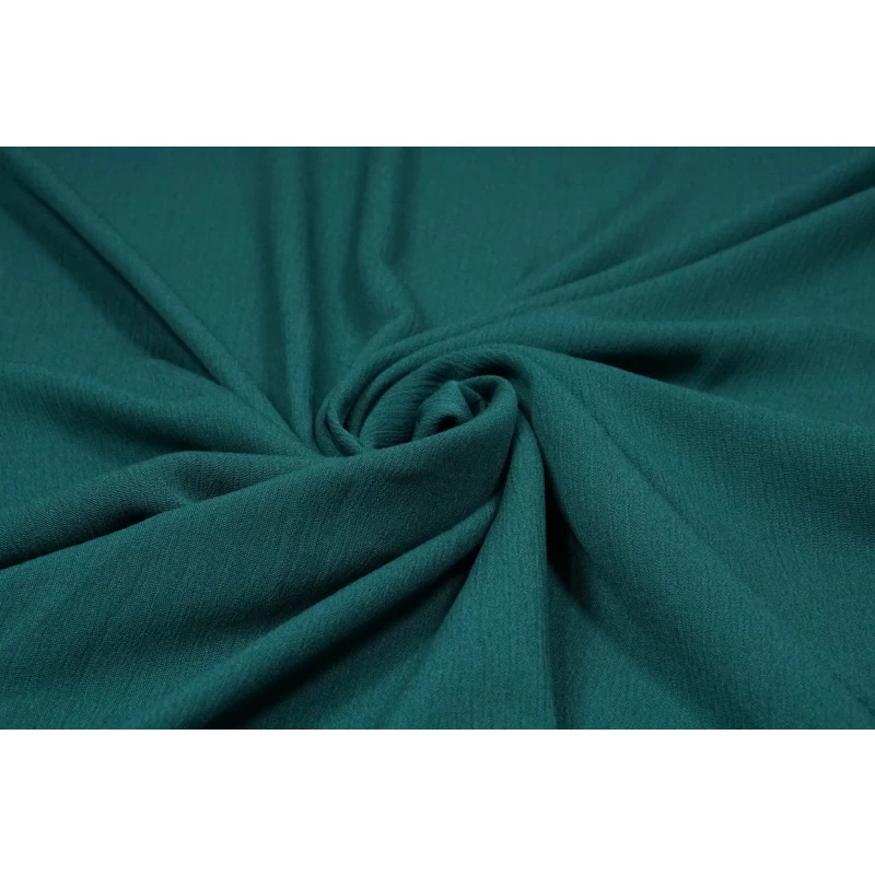 Petrol Viscose Borken Crêpe