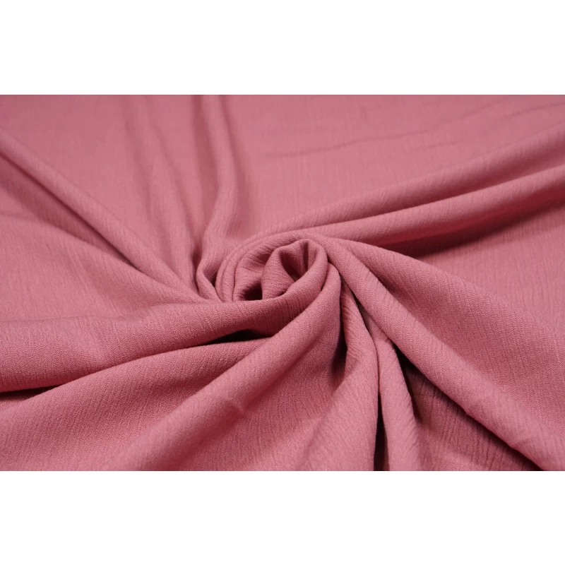 Oudroze Viscose Borken Crêpe