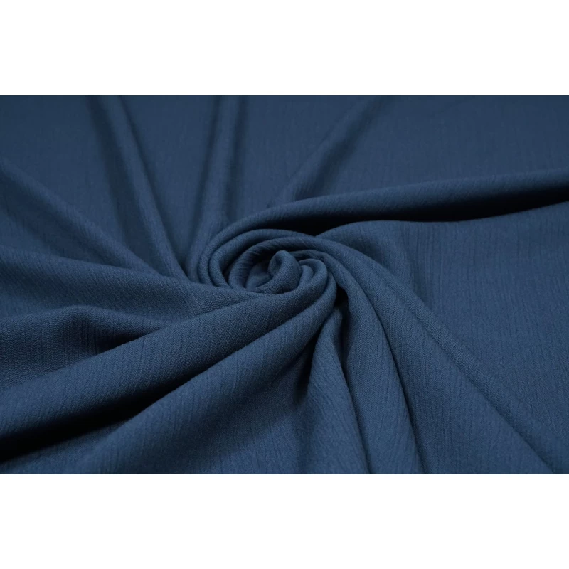 Donker Jeans Viscose Borken Crêpe