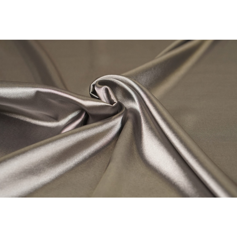 Stretch Satijn Light Grey