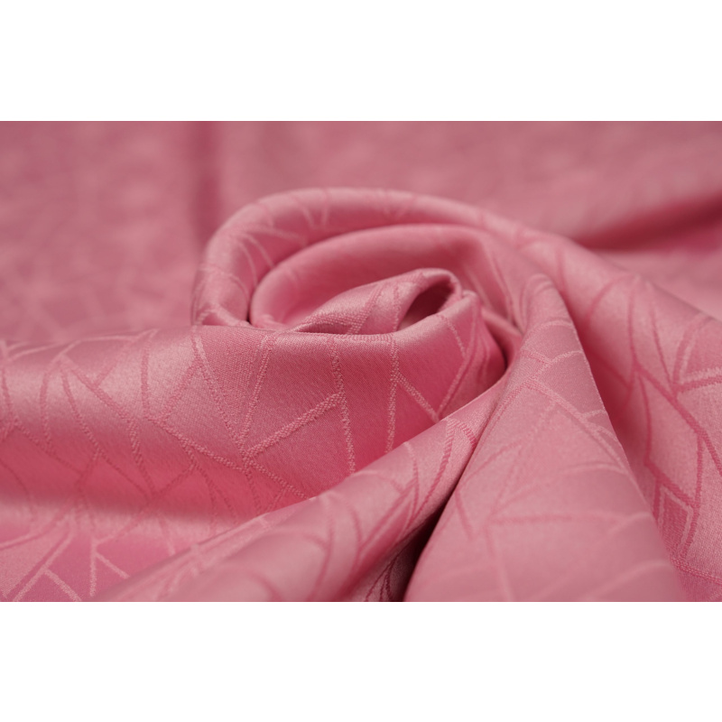 Jacquard Stretch Satijn Licht Roze
