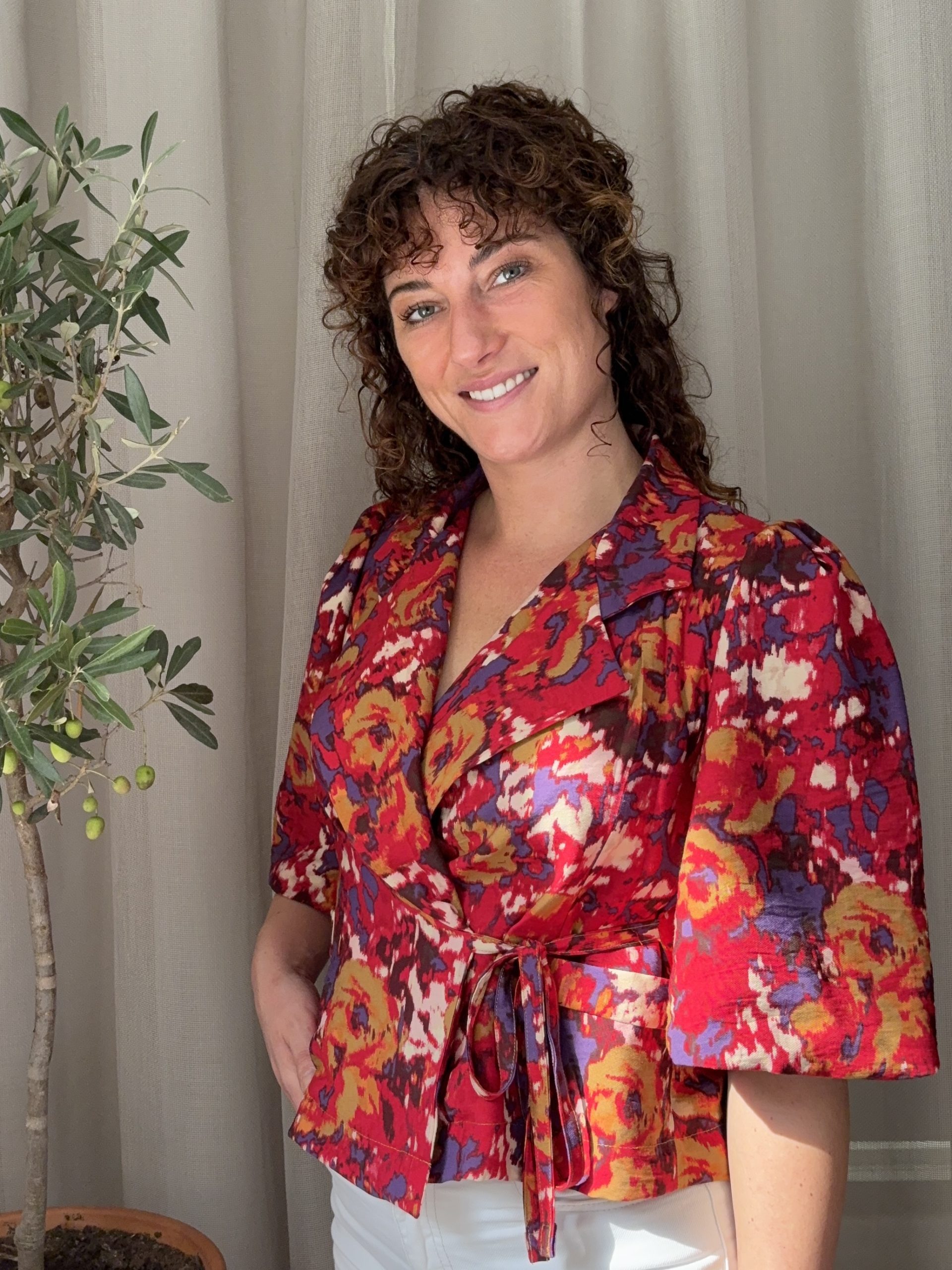 Boenzo Box Bow Tie Jacket Viscose - Afbeelding 2