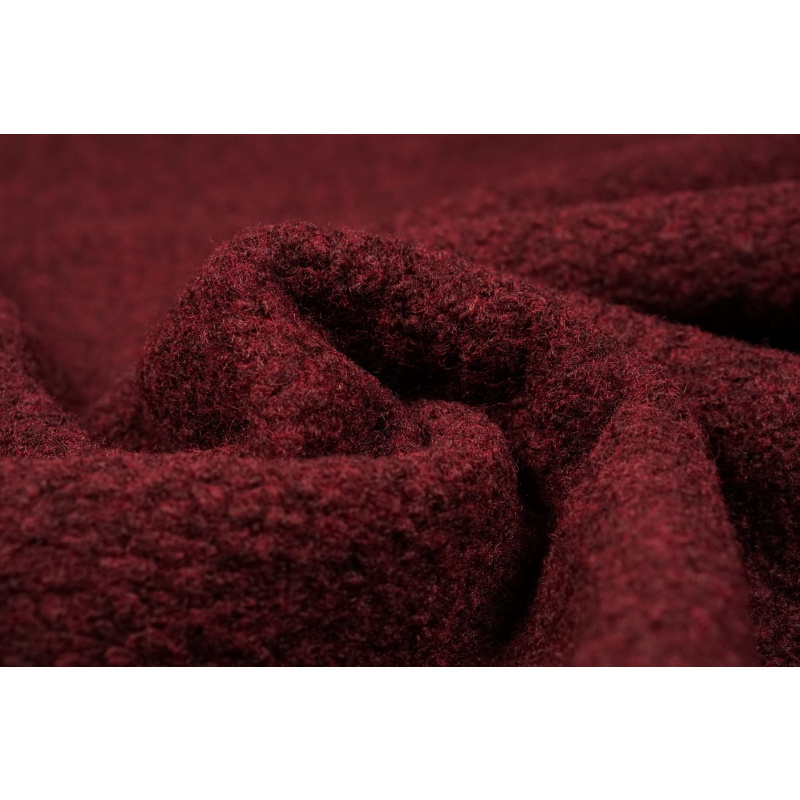 Bouclé Melange Mohair Bordeaux