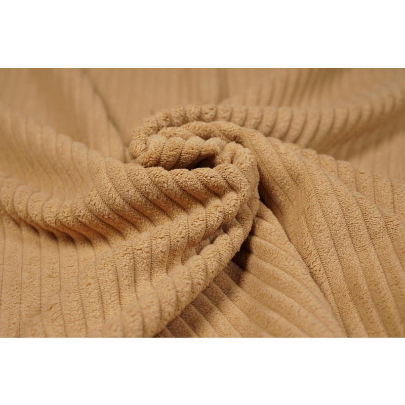 Knitted Corduroy Camel