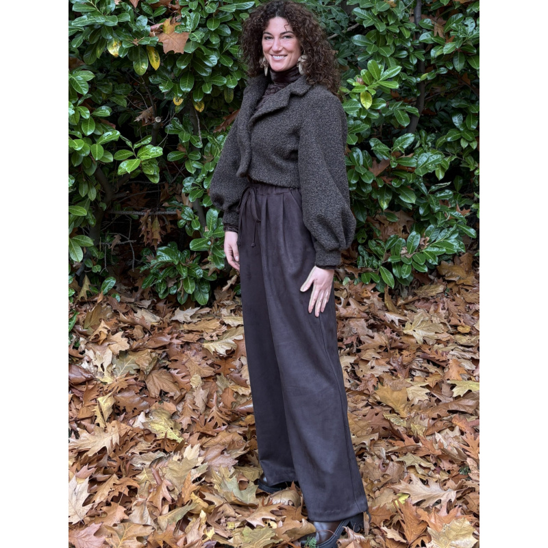 Boenzo Box Trousers Scuba Suède