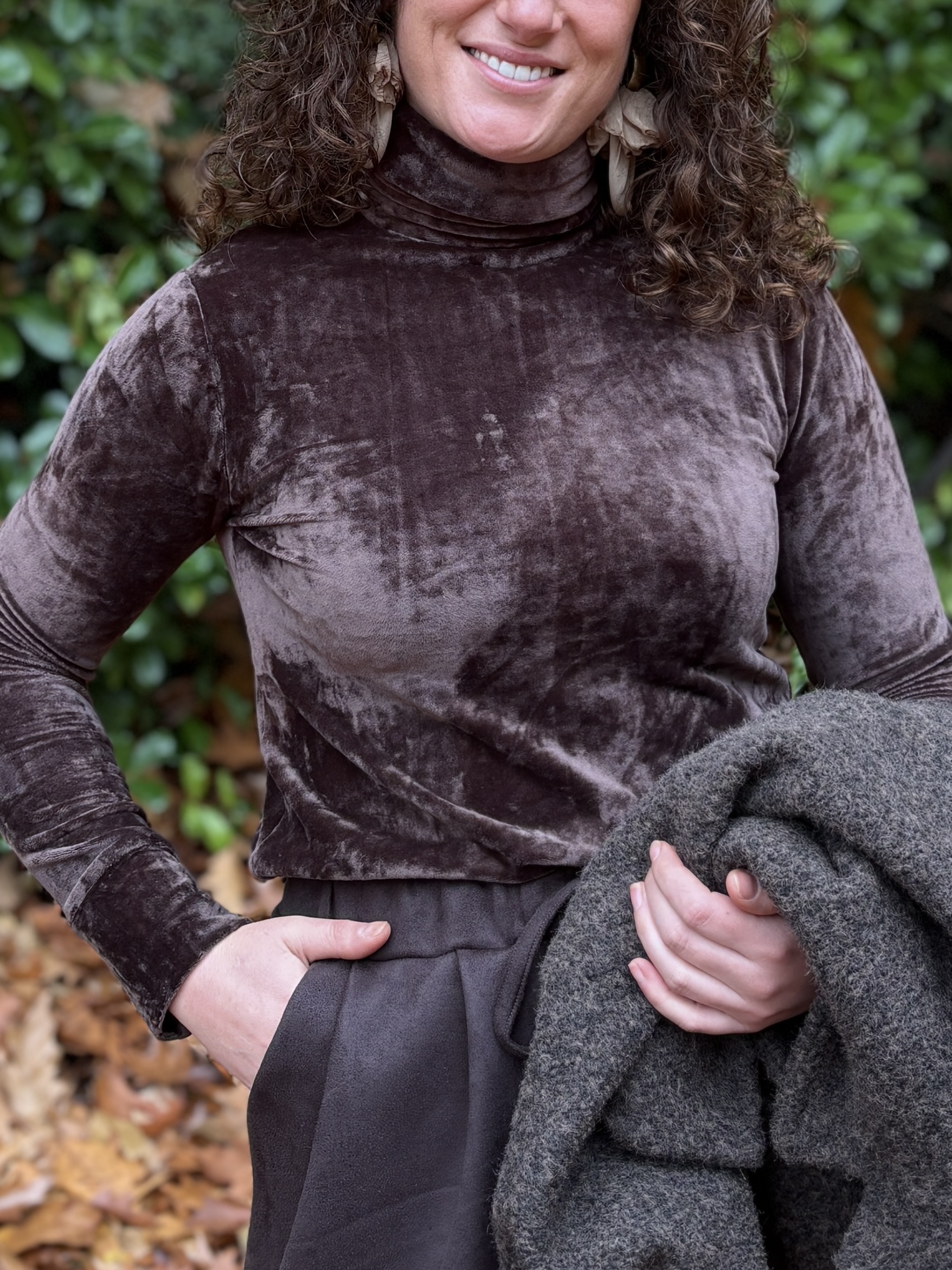 Boenzo Box Classic Turtleneck Stretch Velvet - Afbeelding 2