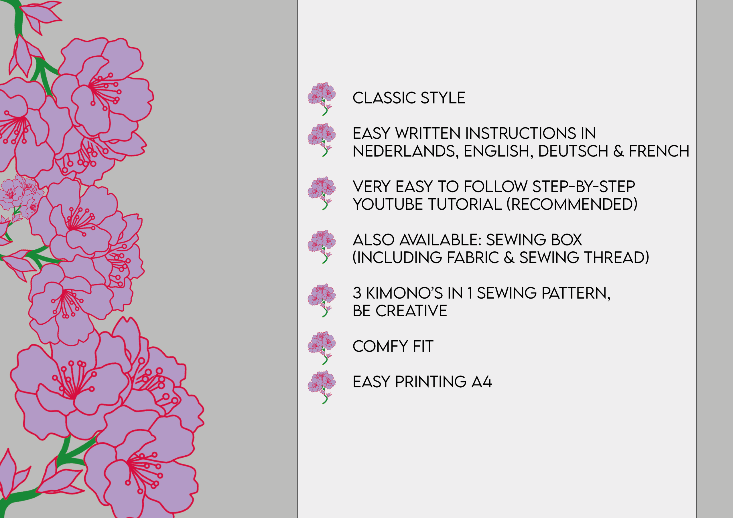 PDF Naaipatroon Kimono - Afbeelding 5