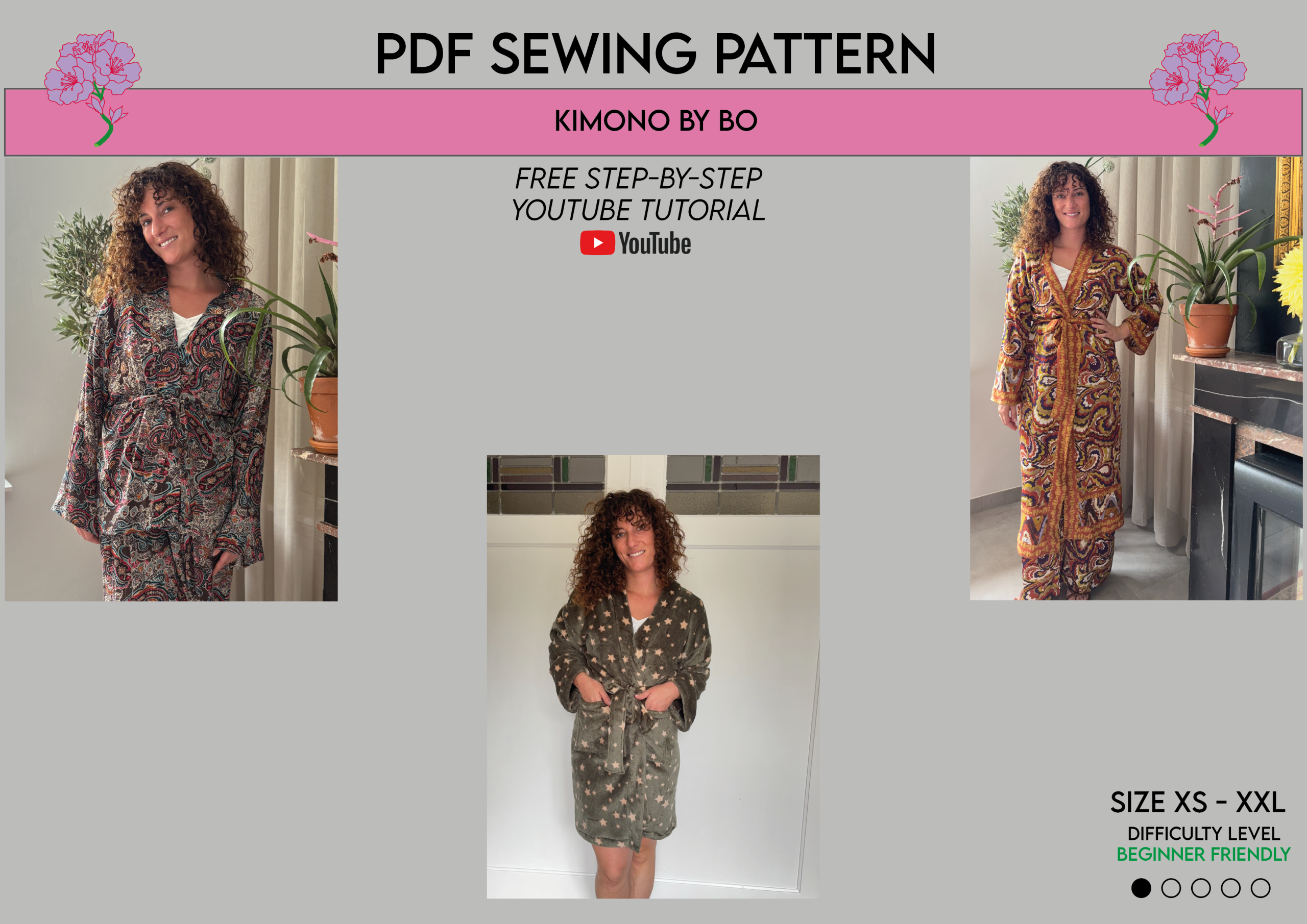 PDF Naaipatroon Kimono