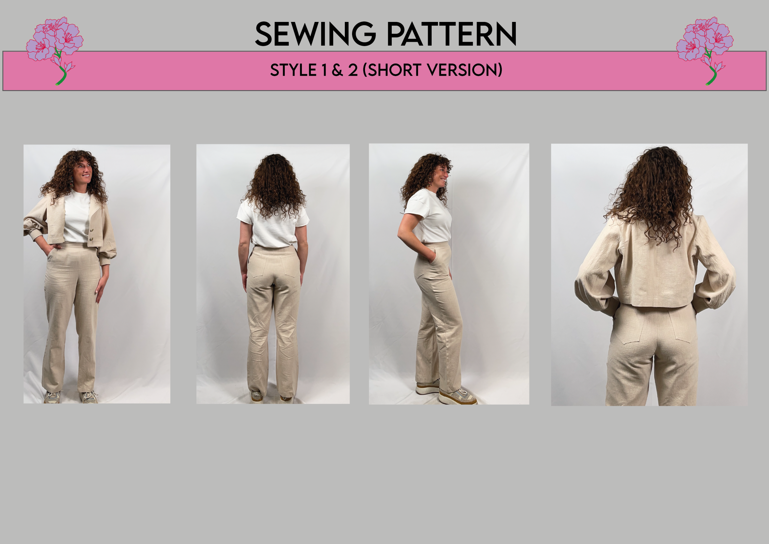 PDF Naaipatroon Trousers by Bo - Afbeelding 3