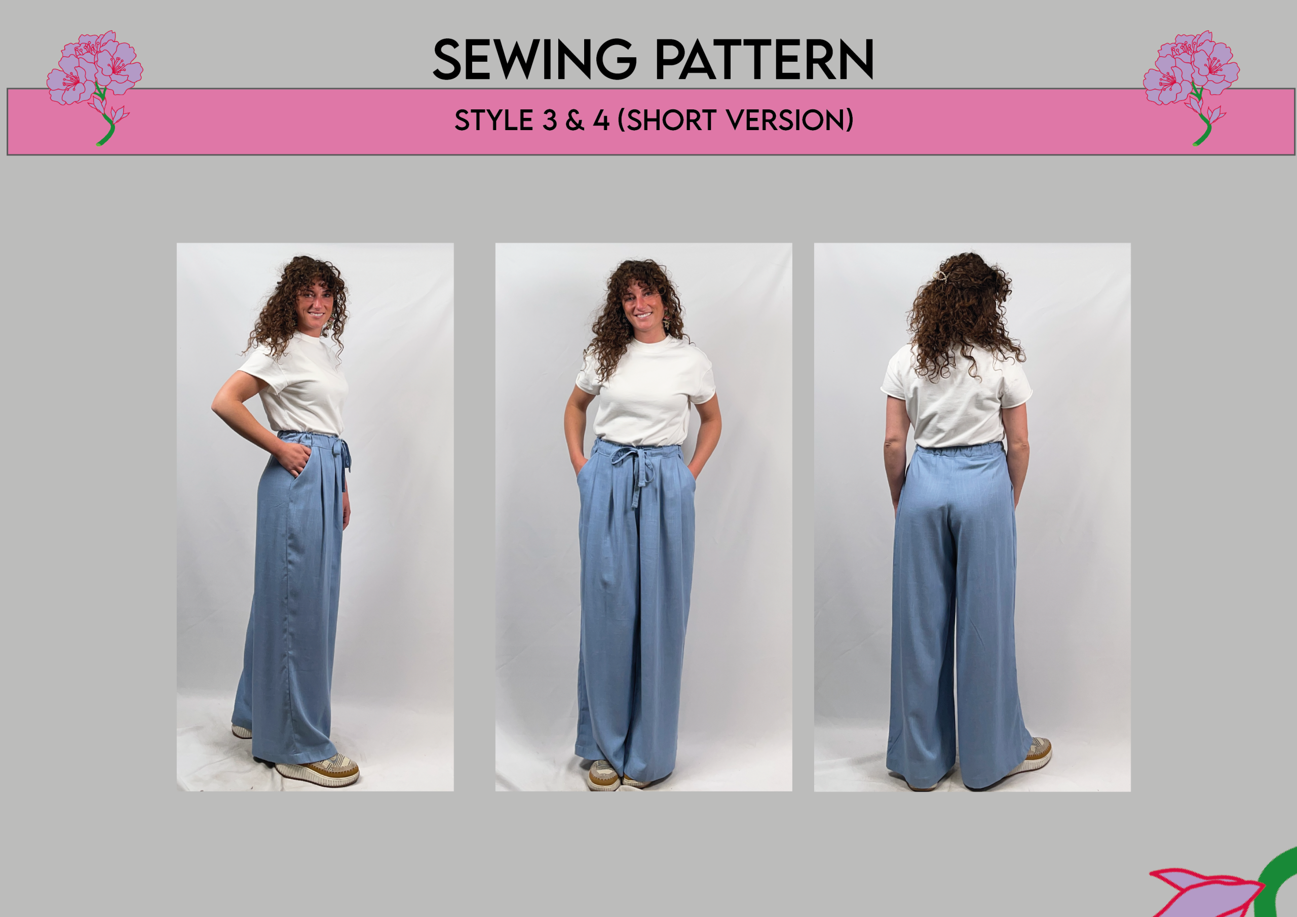 PDF Naaipatroon Trousers by Bo - Afbeelding 4