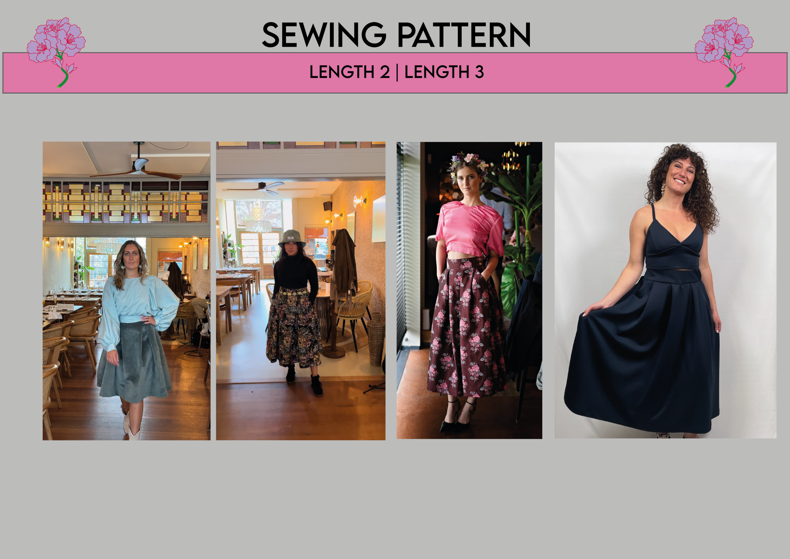 PDF Naaipatroon Pleated Skirt - Afbeelding 3