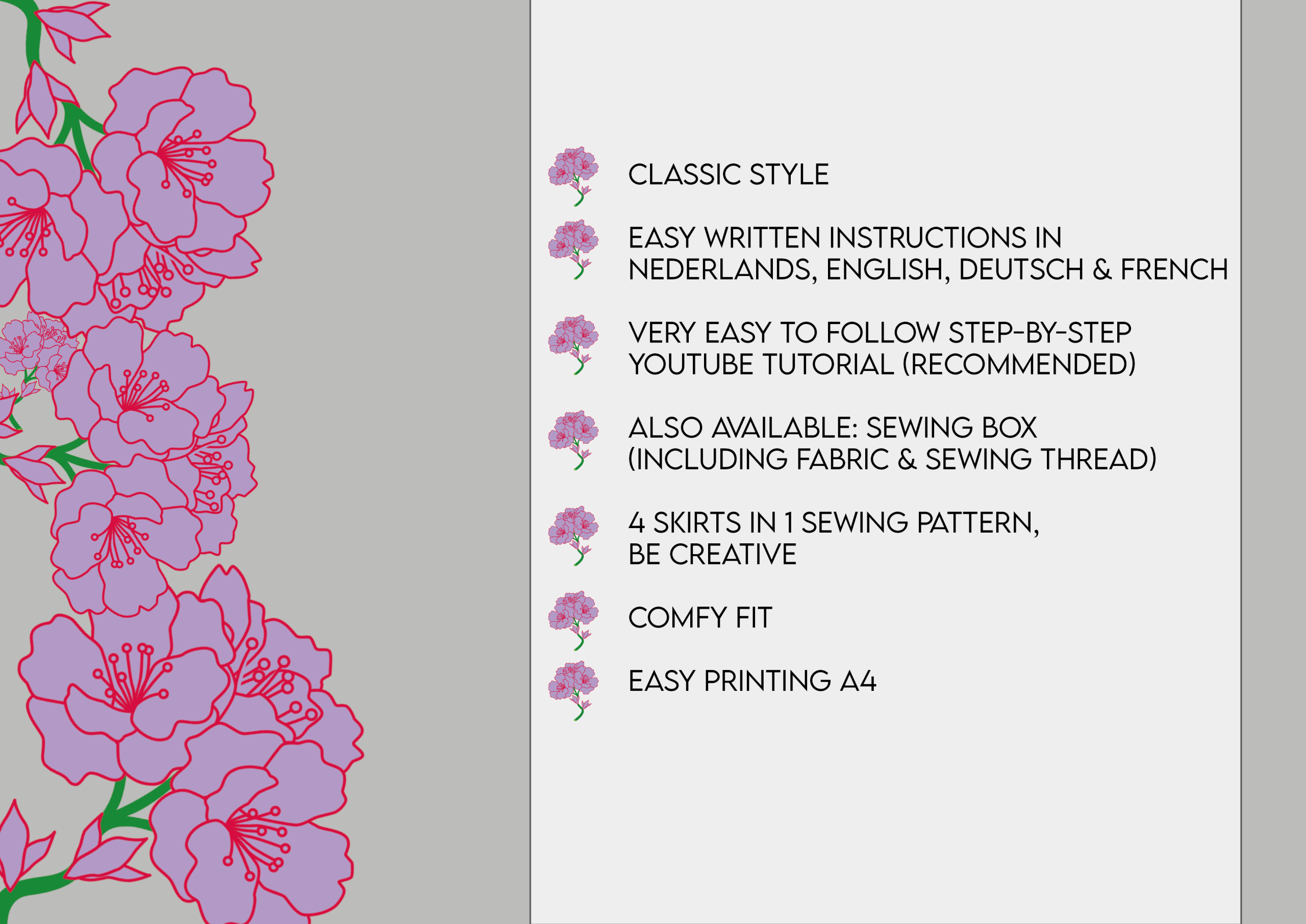 PDF Naaipatroon Pleated Skirt - Afbeelding 5