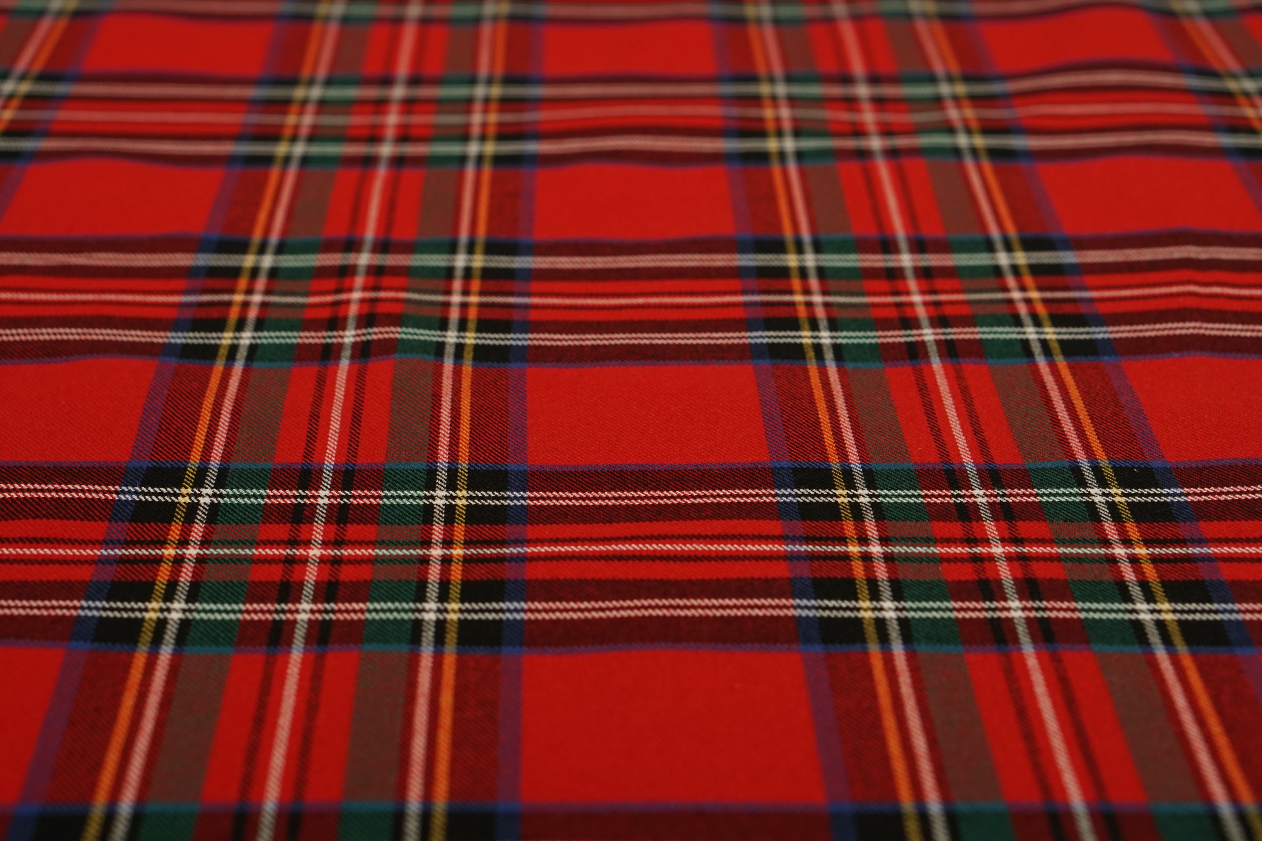 Schotse Ruit Stretch Stewart Rood Groot - Afbeelding 2