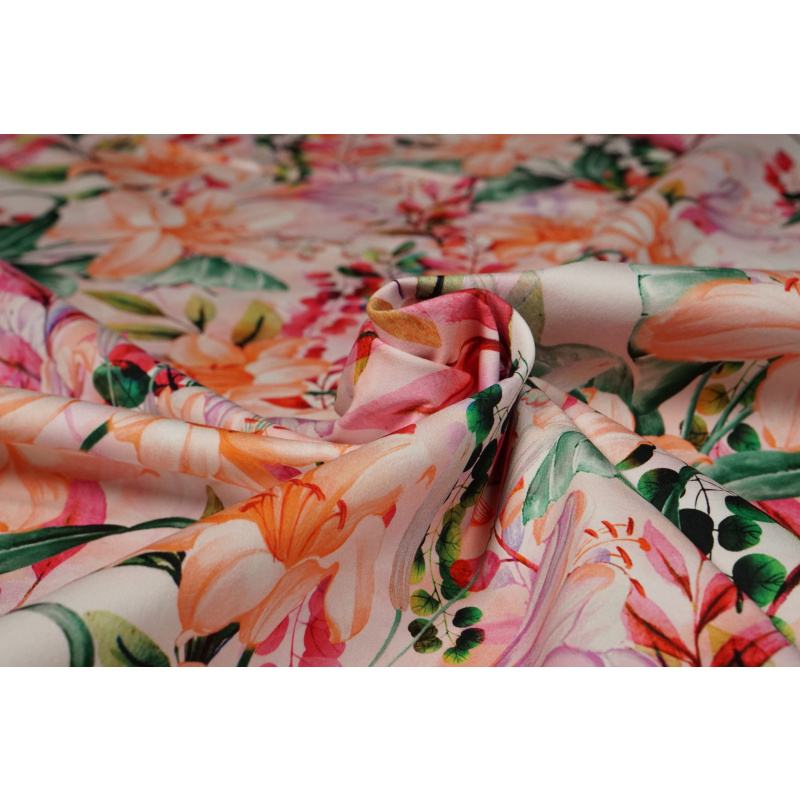 20989/820 Cotton Satin Romantic Florals