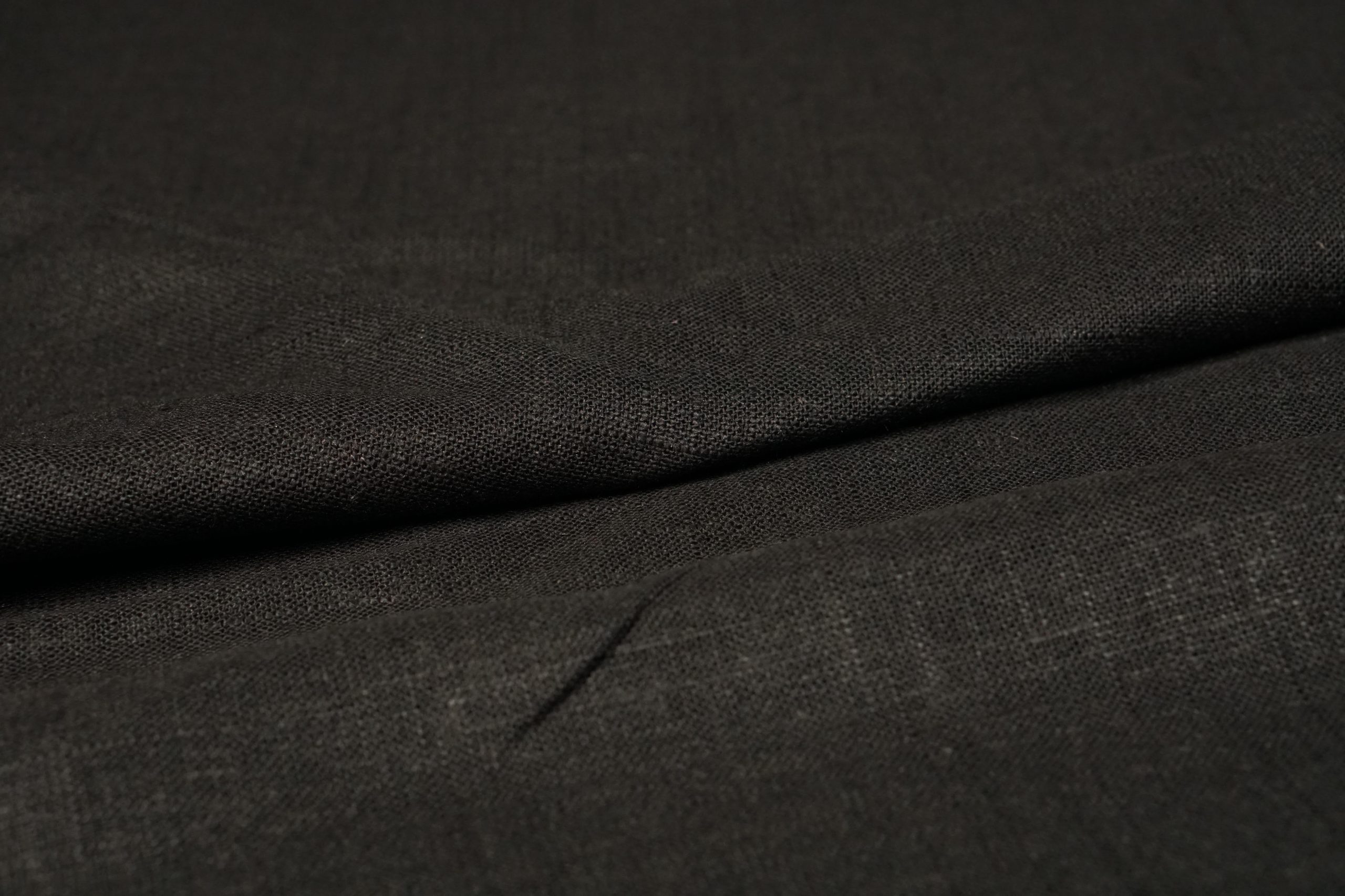 0840/999 Lira Linnen Viscose Zwart - Afbeelding 2