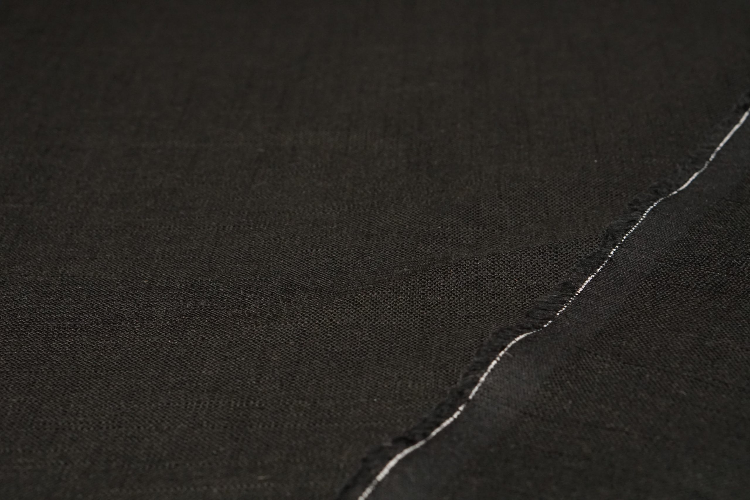 0840/999 Lira Linnen Viscose Zwart - Afbeelding 3